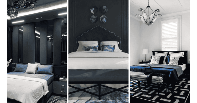 17 Stylish Black and Blue Bedroom Ideas for a Modern Look