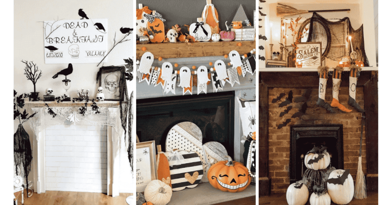 15 Halloween Mantel Decor – Spooky & Stylish Ideas
