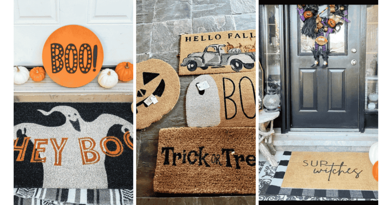 15 Halloween Door Mats Ideas | Spooky & Stylish Entryway Designs